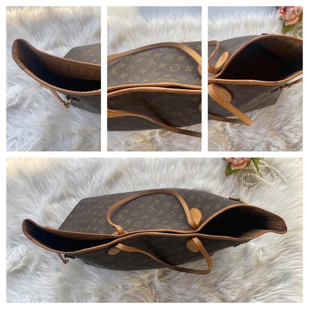 #Poshmark Louis Vuitton Neverfull Bag Authentic - Picture 9 of 16
